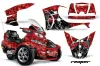 Can Am BRP (RTS) Spyder w/ Trim Kit Graphic Kit - 2010-2013 Reaper Red