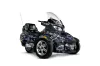 Can Am BRP (RTS) Spyder w/ Trim Kit Graphic Kit - 2010-2013 Silver Star Silver Haze Blue