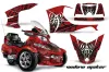 Can Am BRP (RTS) Spyder w/ Trim Kit Graphic Kit - 2010-2013 Widow Maker Red