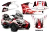 Can Am BRP (RTS) Spyder w/ Trim Kit Graphic Kit - 2014-2019 Carbon X Red