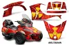 Can Am BRP (RTS) Spyder w/ Trim Kit Graphic Kit - 2014-2019 Meltdown Yellow