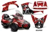 Can Am BRP (RTS) Spyder w/ Trim Kit Graphic Kit - 2014-2019 Reaper Red