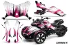 Can Am F3-S Spyder Graphic Kit - All Years Carbon X Pink