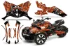 Can Am F3-S Spyder Graphic Kit - All Years Reaper Orange
