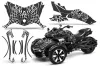 Can Am F3-S Spyder Graphic Kit - All Years Widow Maker White