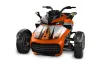 Can Am F3-S Spyder Hood Graphic Kit - All Years Carbon X Orange