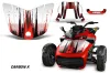 Can Am F3-S Spyder Hood Graphic Kit - All Years Carbon X Red