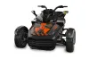 Can Am F3-S Spyder Hood Graphic Kit - All Years Meltdown Orange