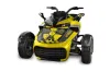 Can Am F3-S Spyder Hood Graphic Kit - All Years Meltdown Yellow