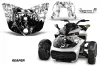 Can Am F3-S Spyder Hood Graphic Kit - All Years Reaper White