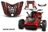 Can Am F3-S Spyder Hood Graphic Kit - All Years Widow Maker Red