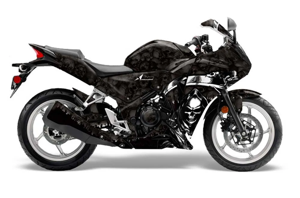 Honda CBR 250R Graphic Kit - 2010-2013 Reaper Black