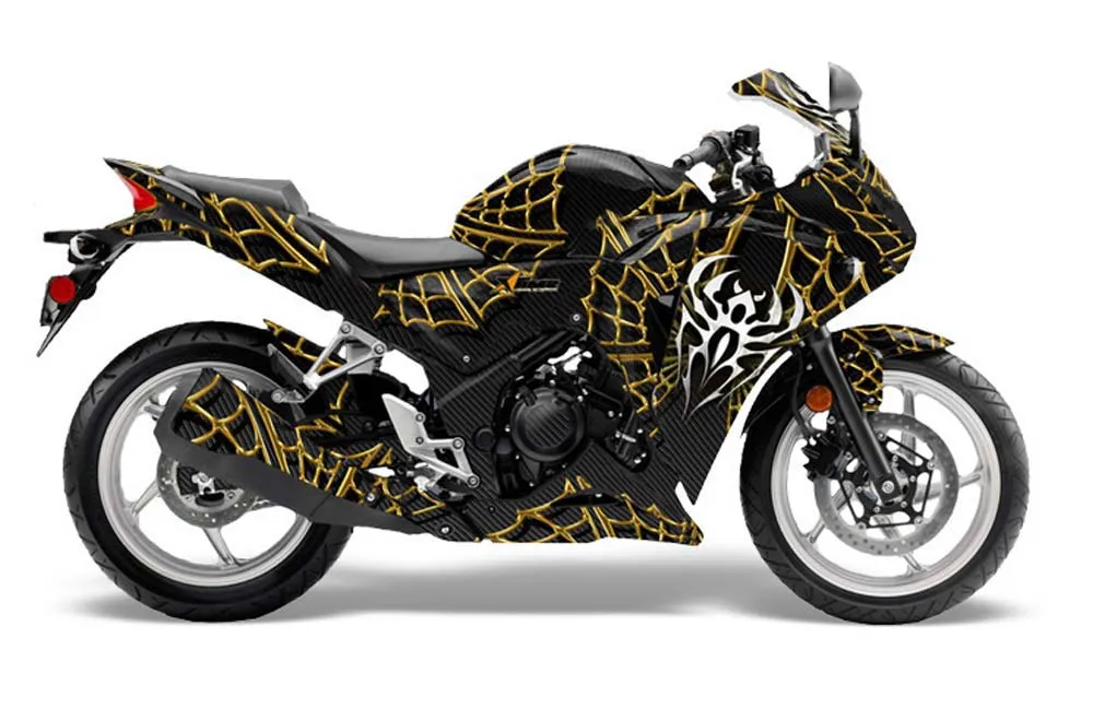 Honda CBR 250R Graphic Kit - 2010-2013 Widow Maker Yellow
