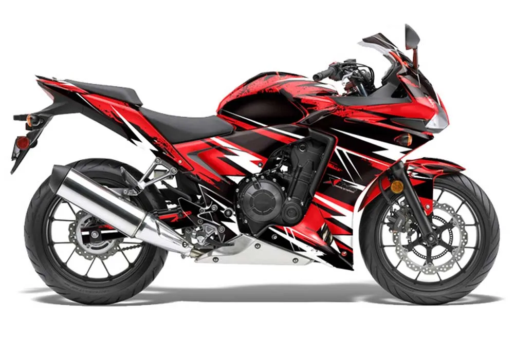 Honda CBR 500R Graphic Kit - 2013-2014 Attack Red