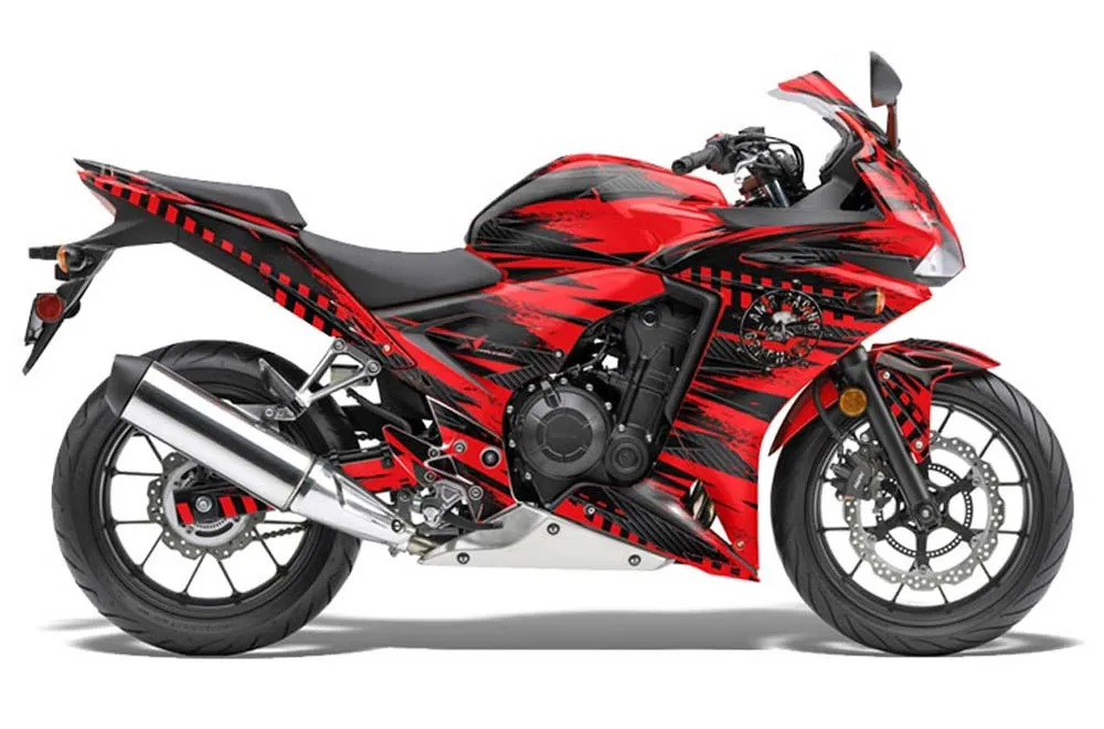 Honda CBR 500R Graphic Kit - 2013-2014 Nuke Red