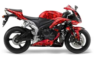 Honda CBR 1000 RR Graphic Kit - 2004-2005 Reaper Red