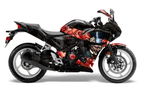 Honda CBR 250R Graphic Kit - 2010-2013 Mad Hatter Red