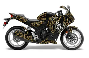 Honda CBR 250R Graphic Kit - 2010-2013 Widow Maker Yellow