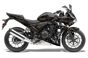 Honda CBR 500R Graphic Kit - 2013-2014 Reaper Black