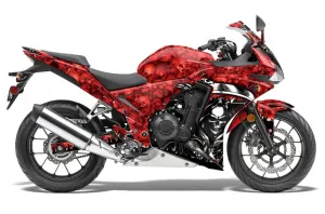 Honda CBR 500R Graphic Kit - 2013-2014 Reaper Red