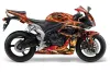 Honda CBR 1000 RR Graphic Kit - 2004-2005 Firestorm Red