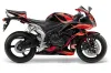 Honda CBR 1000 RR Graphic Kit - 2004-2005 Tribal Flames Red