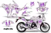Honda CBR 250R Graphic Kit - 2010-2013 Butterfly Pink