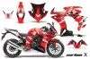 Honda CBR 500R Graphic Kit - 2013-2014 Carbon X Red