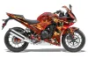 Honda CBR 500R Graphic Kit - 2013-2014 Firestorm Red