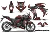 Honda CBR 500R Graphic Kit - 2013-2014 Widow Maker Red