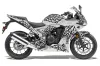 Honda CBR 500R Graphic Kit - 2013-2014 Widow Maker White