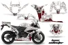 Honda CBR 600 RR Graphic Kit - 2007-2008 Bone Collector White