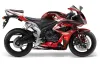 Honda CBR 600 RR Graphic Kit - 2007-2008 Carbon X Red