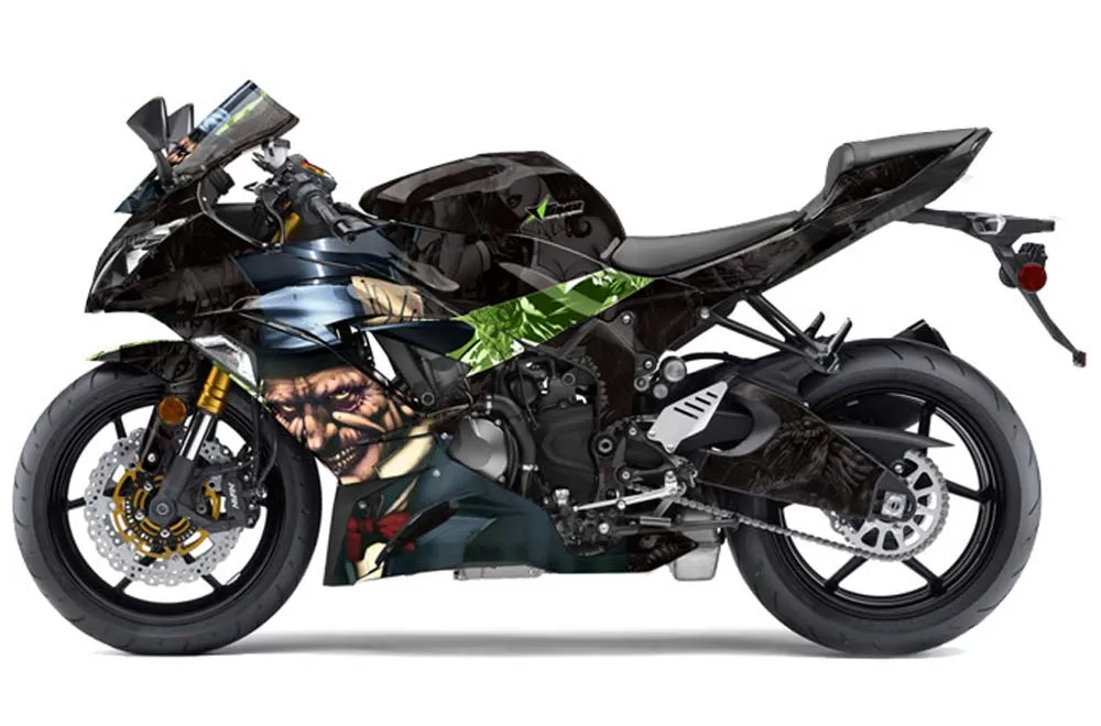 Kawasaki 636 ZX6-R Ninja Graphic Kit - 2013-2016 Mad Hatter Green