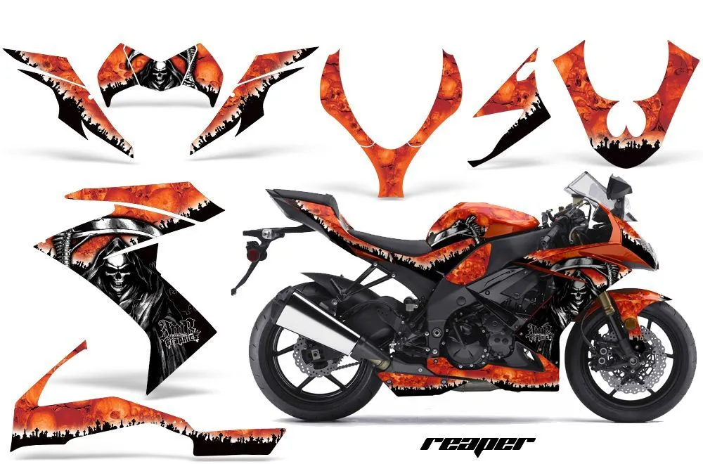Kawasaki ZX10 Ninja Custom Graphic Kit - 2008-2009