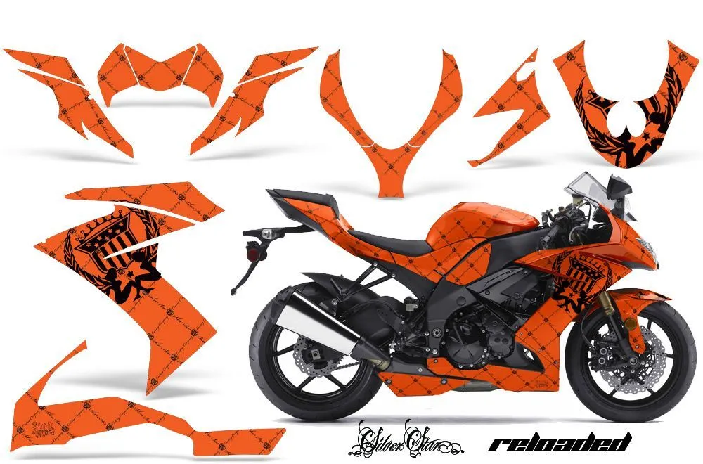 Kawasaki ZX10 Ninja Custom Graphic Kit - 2008-2009