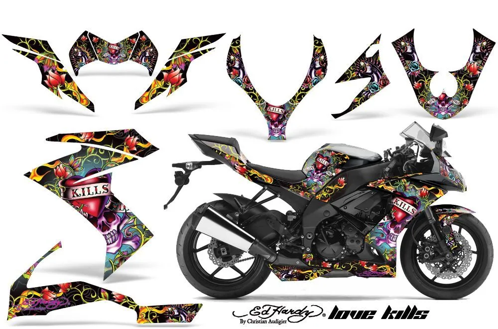 Kawasaki ZX10 Ninja Custom Graphic Kit - 2008-2009