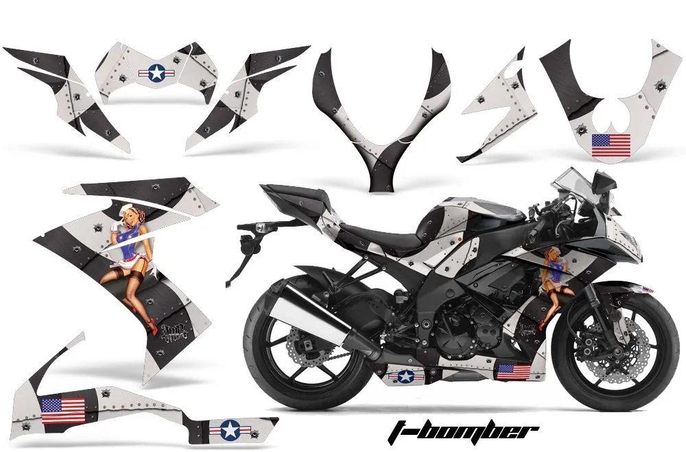 Kawasaki ZX10 Ninja Custom Graphic Kit - 2008-2009