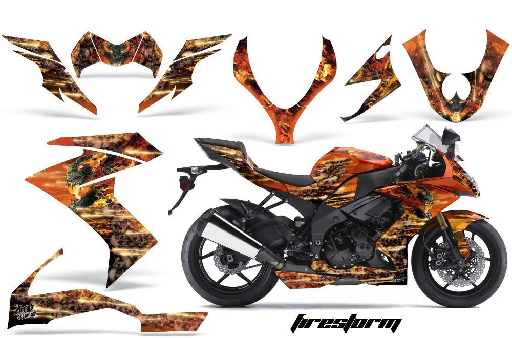 Kawasaki ZX10 Ninja Custom Graphic Kit - 2008-2009