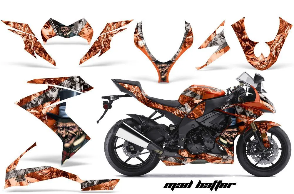 Kawasaki ZX10 Ninja Custom Graphic Kit - 2008-2009