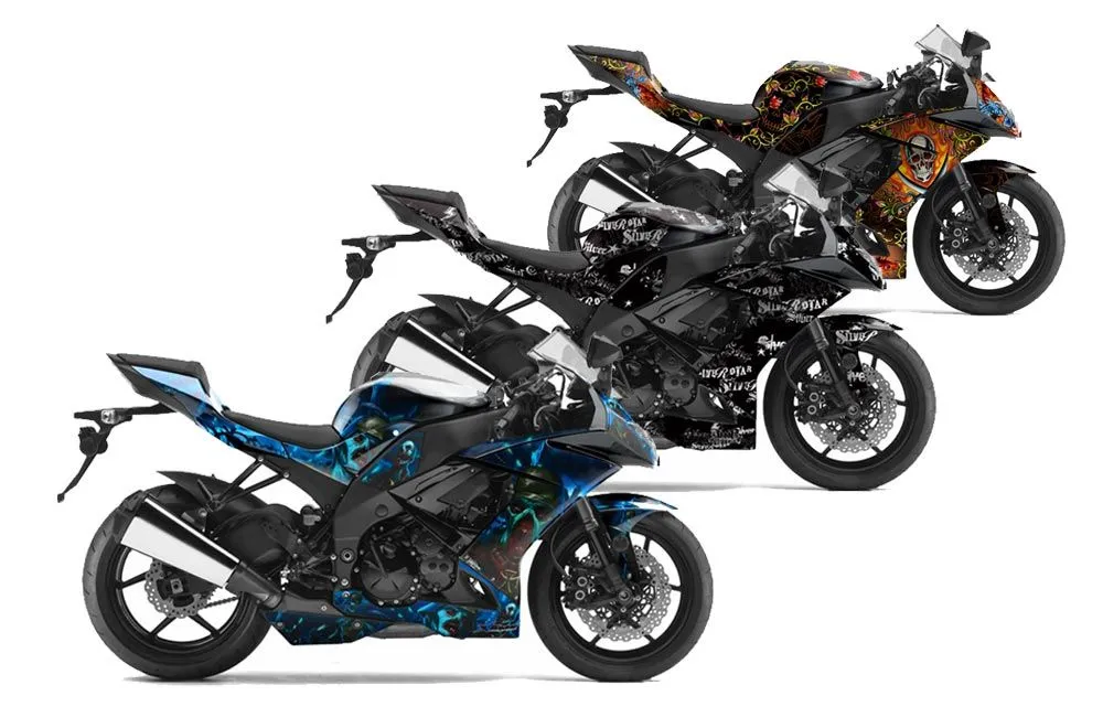 Kawasaki ZX10 Ninja Custom Graphic Kit - 2008-2009