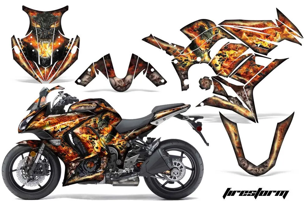Kawasaki ZX1000 Ninja Custom Graphic Kit - 2010-2013
