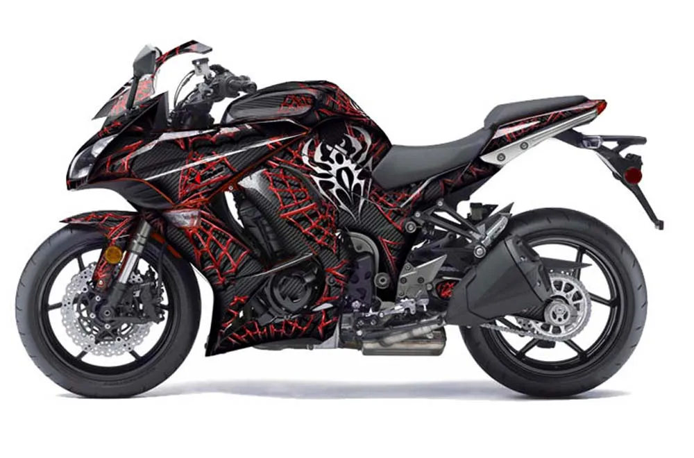 Kawasaki ZX1000 Ninja Graphic Kit - 2010-2013 Widow Maker Red