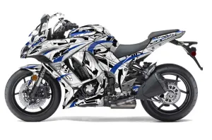 Kawasaki ZX1000 Ninja Graphic Kit - 2010-2013 Expo Blue