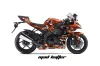 Kawasaki ZX10 Ninja Graphic Kit - 2008-2009 Mad Hatter Orange