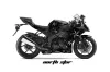 Kawasaki ZX10 Ninja Graphic Kit - 2008-2009 Northstar Black