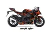 Kawasaki ZX10 Ninja Graphic Kit - 2008-2009 Northstar Orange