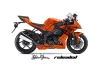 Kawasaki ZX10 Ninja Graphic Kit - 2008-2009 Silver Star Reloaded Orange