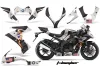 Kawasaki ZX10 Ninja Graphic Kit - 2008-2009 T Bomber Black