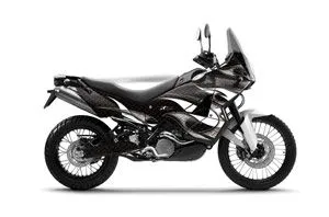 KTM Adventure R 990 Graphic Kit - All Years Tribal Flames Black